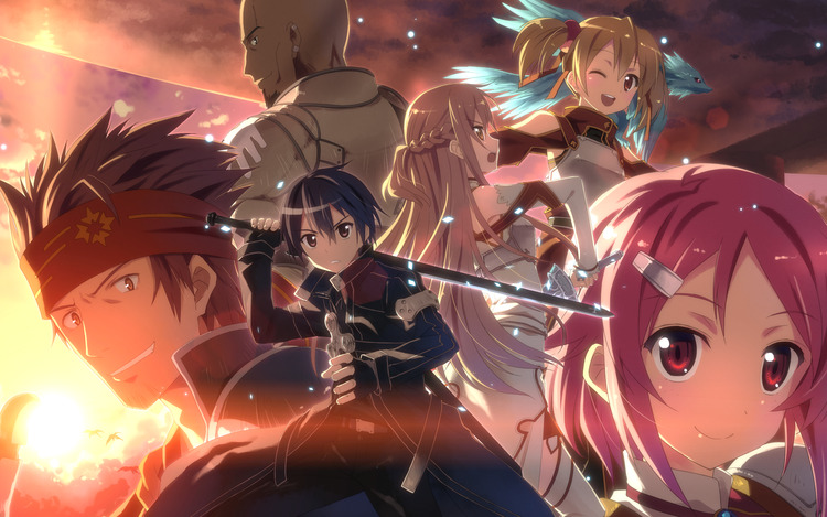HD desktop wallpaper: Anime, Sword Art Online, Asuna Yuuki, Kirito (Sword  Art Online) download free picture #363482
