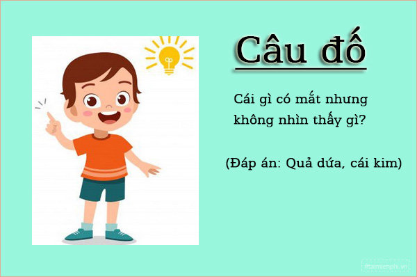 Những câu đố thú vị, đố vui, đố mẹo