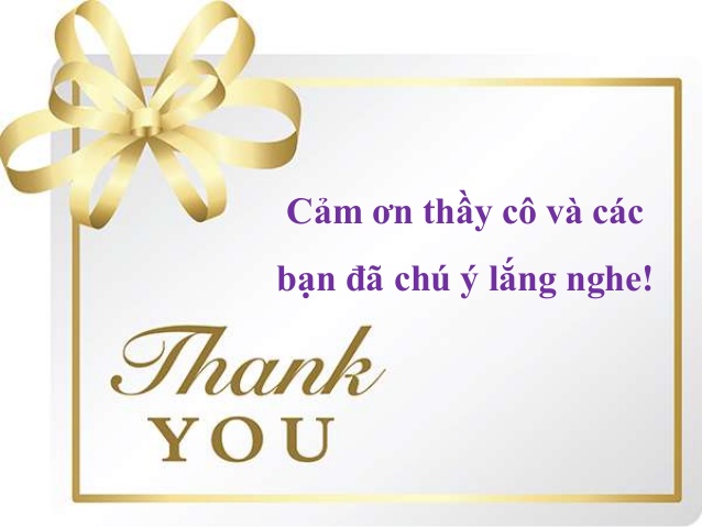 Hình ảnh tri ân tuyệt vời đã lắng nghe