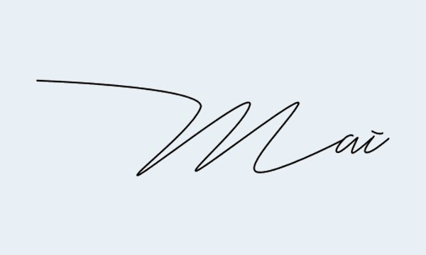 Chữ ký tên Mai - Bộ sưu tập chữ kí tuyệt vời nhất