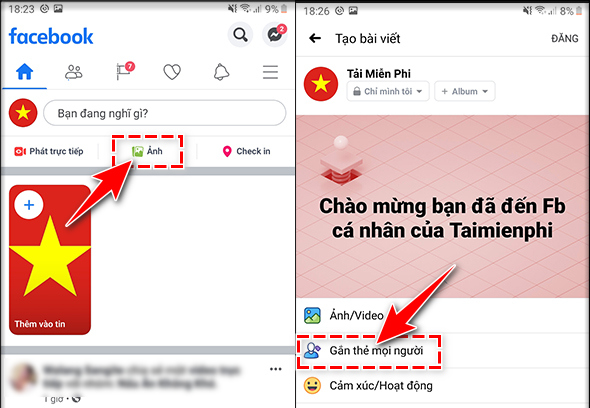 Bí quyết tag tên trên Facebook bằng điện thoại một cách đơn giản