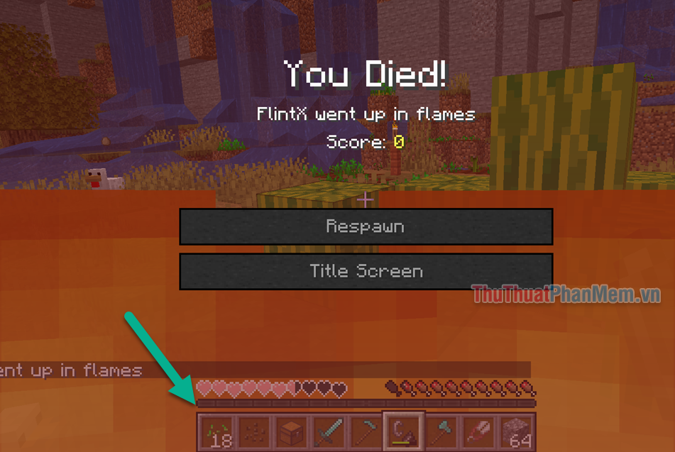 Bí quyết không mất đồ khi tử vong trong thế giới Minecraft
