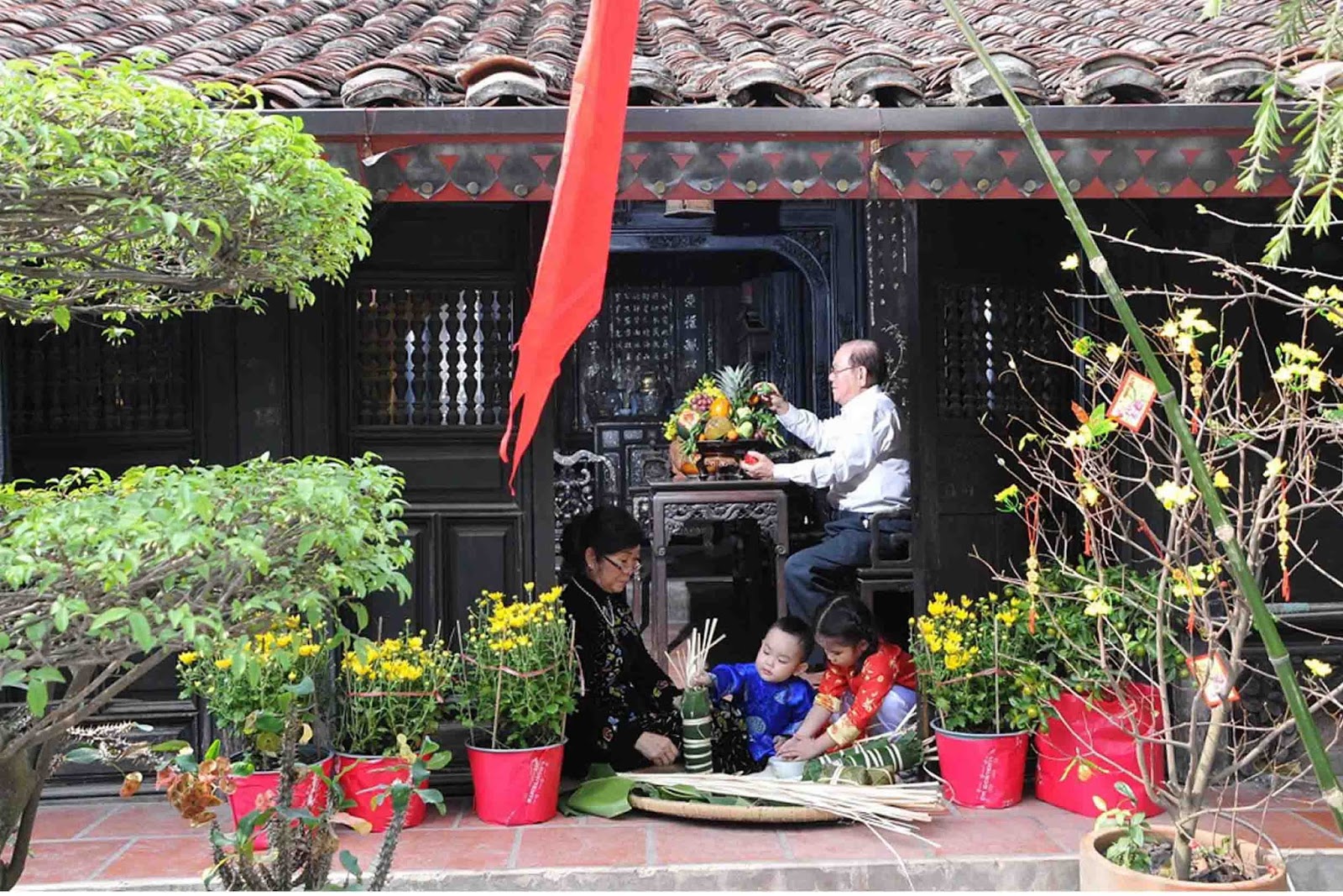 Góc ảnh Tết quê độc đáo