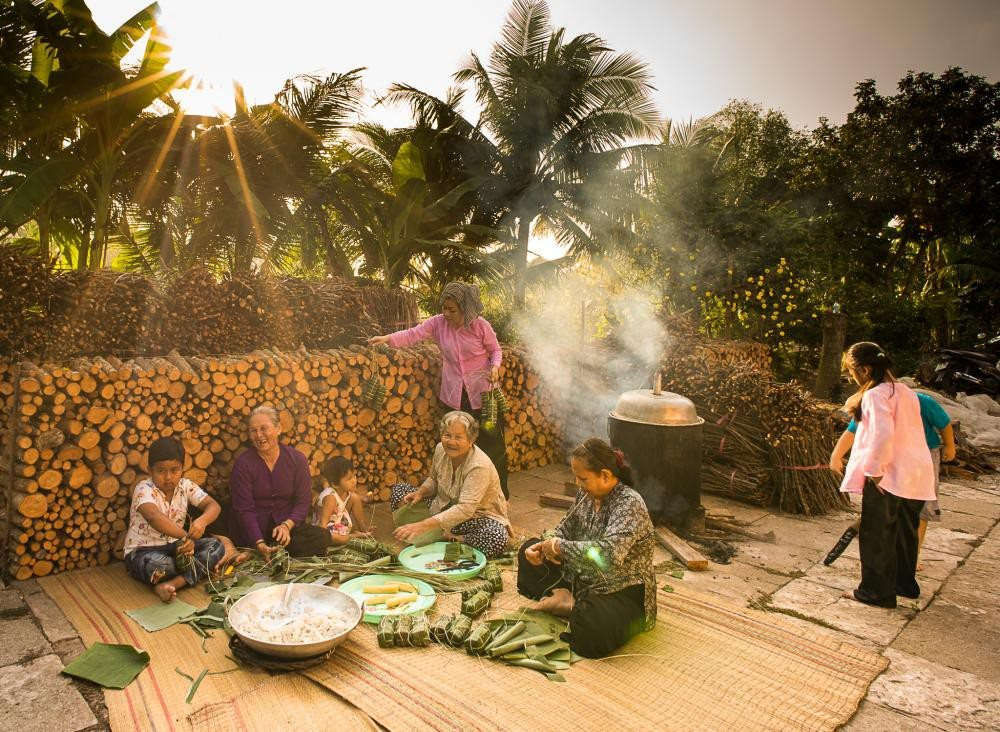 Góc ảnh Tết quê độc đáo