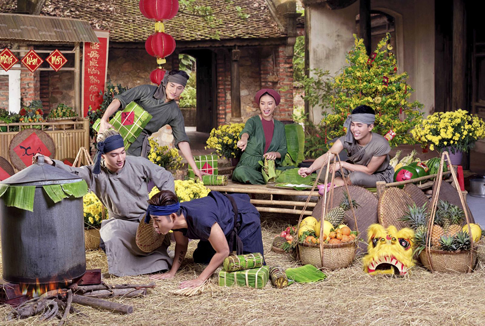 Góc ảnh Tết quê độc đáo