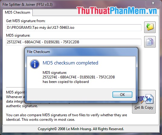 MD5 là thuật toán nào và tại sao cần phải kiểm tra MD5