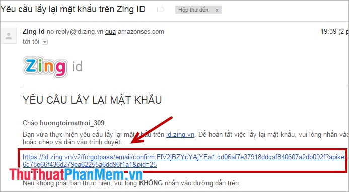 Cách xác nhận 2025 email cho zing