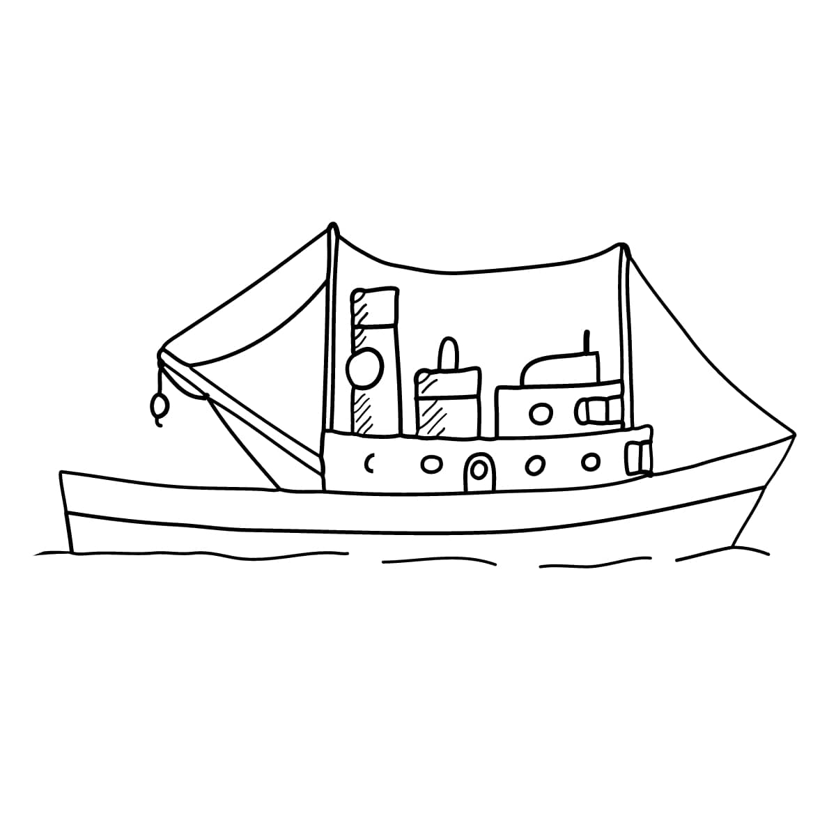 Vẽ thuyền buồm đơn giản và tô màu cho bé | Dạy bé tô màu | Dạy bé vẽ |  Mewarnai Perahu layar - YouTube