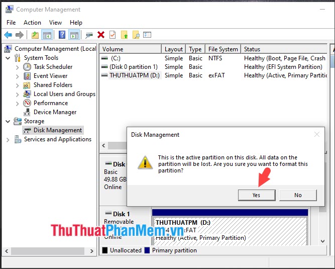 Bí quyết chuyển đổi định dạng từ exFAT sang FAT32 trên USB