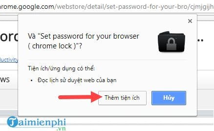 Thiết lập mật khẩu cho Google Chrome