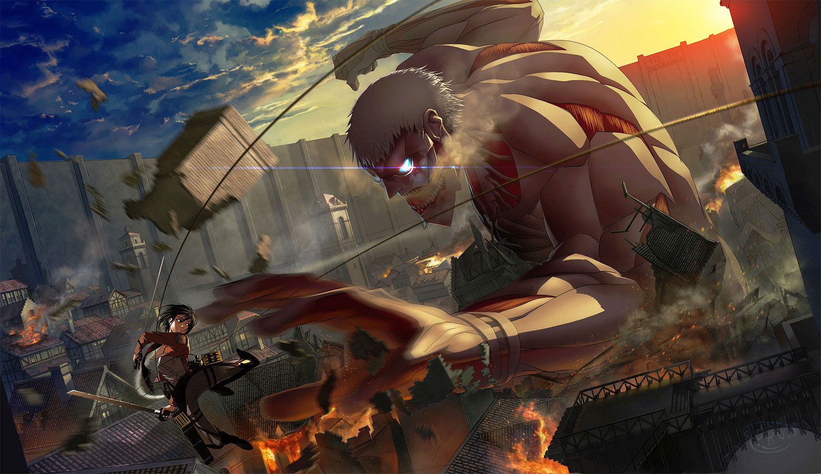 Những hình ảnh đẹp nhất từ thế giới Attack On Titan