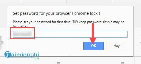 Thiết lập mật khẩu cho Google Chrome