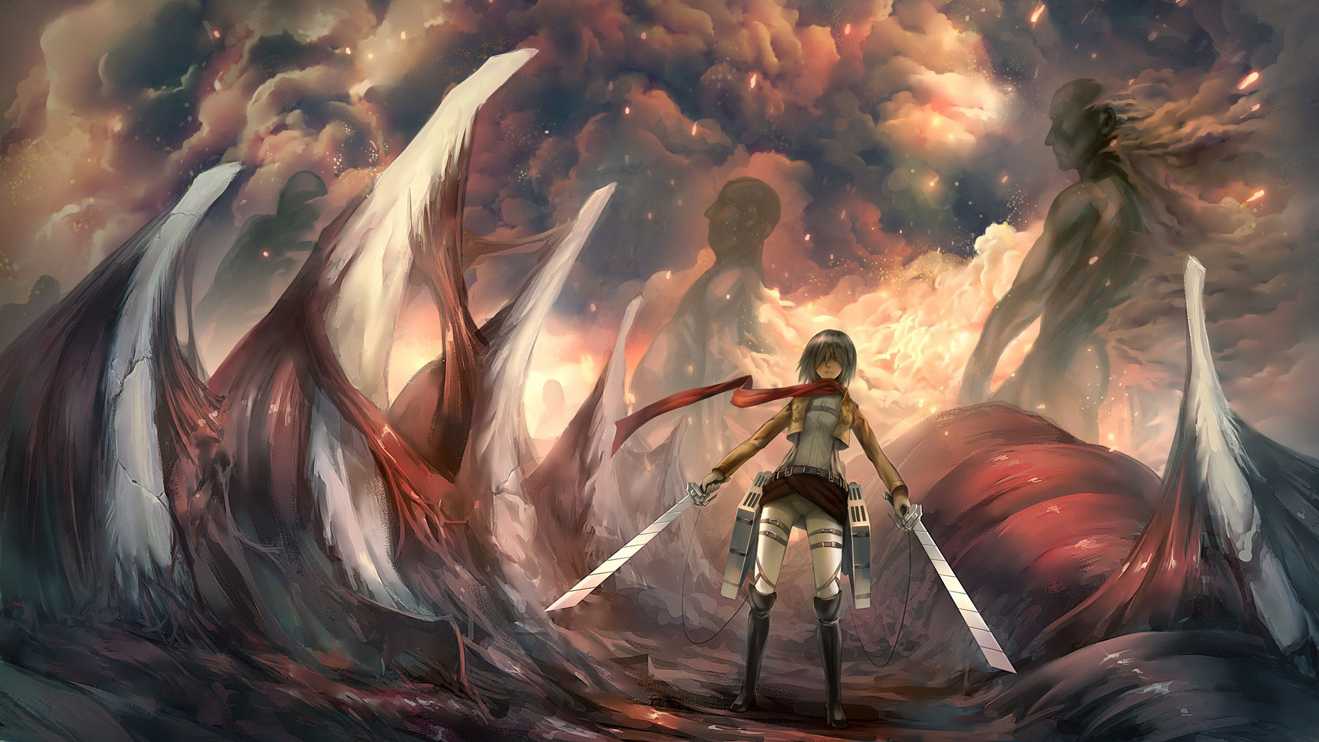 Những hình ảnh đẹp nhất từ thế giới Attack On Titan