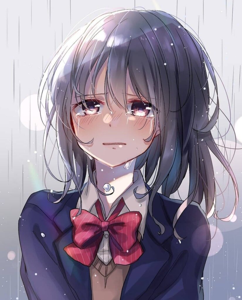 Ảnh anime mưa buồn, cô đơn đẹp nhất