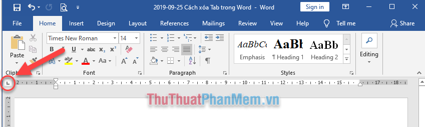 Bí quyết loại bỏ dấu Tab trong Word