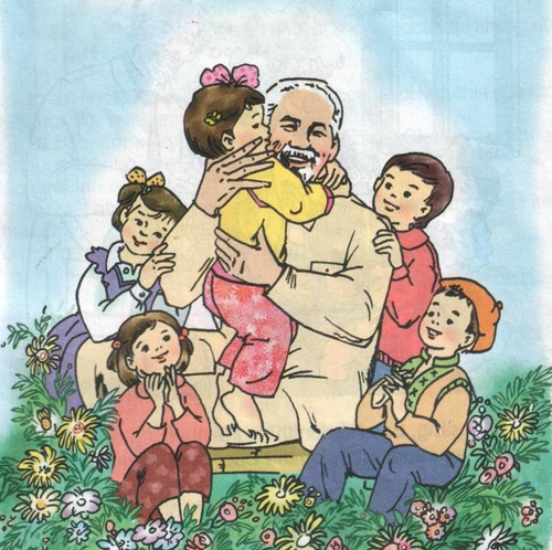 Hình ảnh đẹp của Chủ tịch Hồ Chí Minh - Bức tranh tình yêu dành cho một lãnh tụ vô song