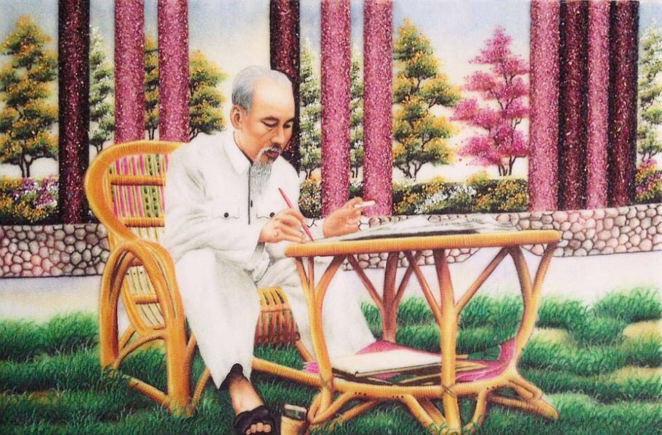 Hình ảnh đẹp của Chủ tịch Hồ Chí Minh - Bức tranh tình yêu dành cho một lãnh tụ vô song
