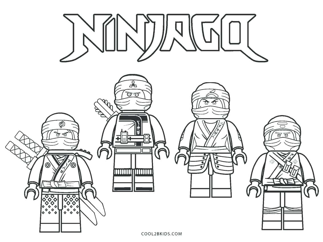 Tranh tô màu Ninjago tuyệt vời