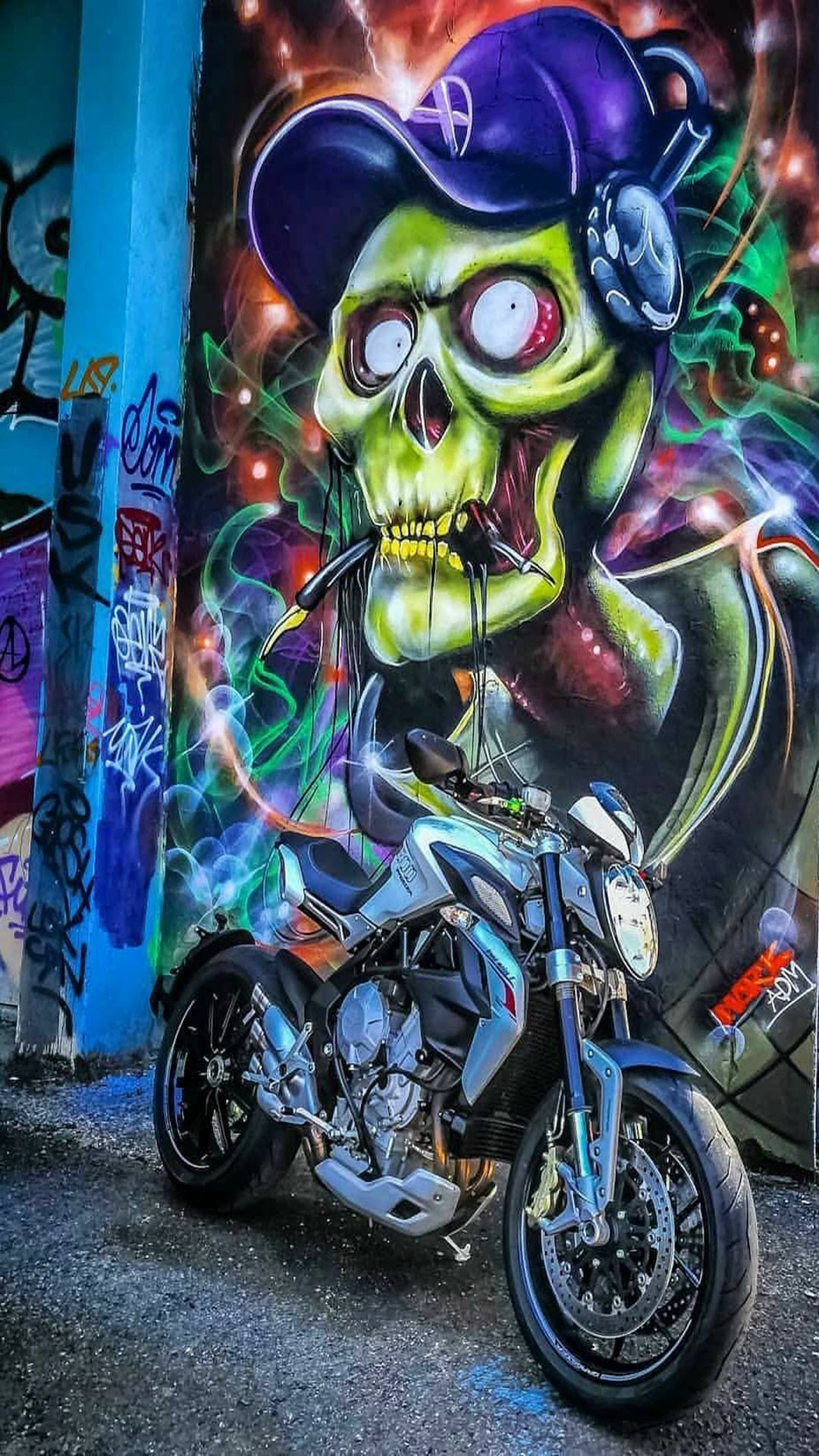 Tải xuống APK Đường phố Graffiti tường Theme cho Android