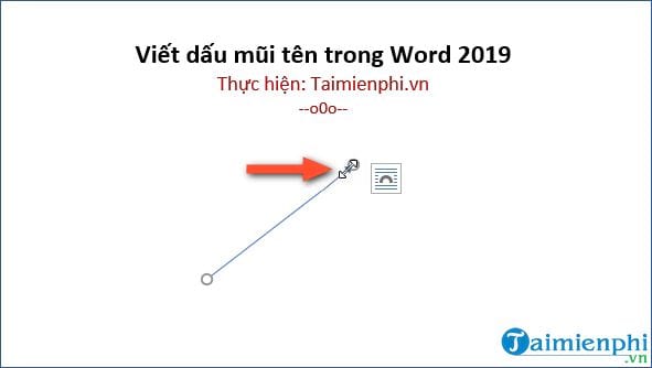 Hướng dẫn tạo dấu mũi tên trong Word 2019