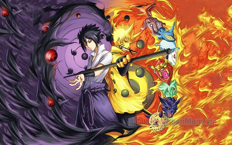 Bộ hình nền Naruto vs Sasuke - Blog review chuyên nghiệp