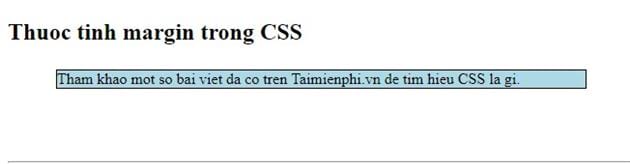 Thuộc Tính Margin trong CSS: Cấu Trúc và Ví Dụ Minh Họa