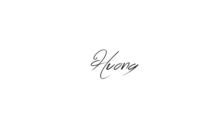 Chữ ký tên Hương - Nghệ thuật đẹp tuyệt vời nhất