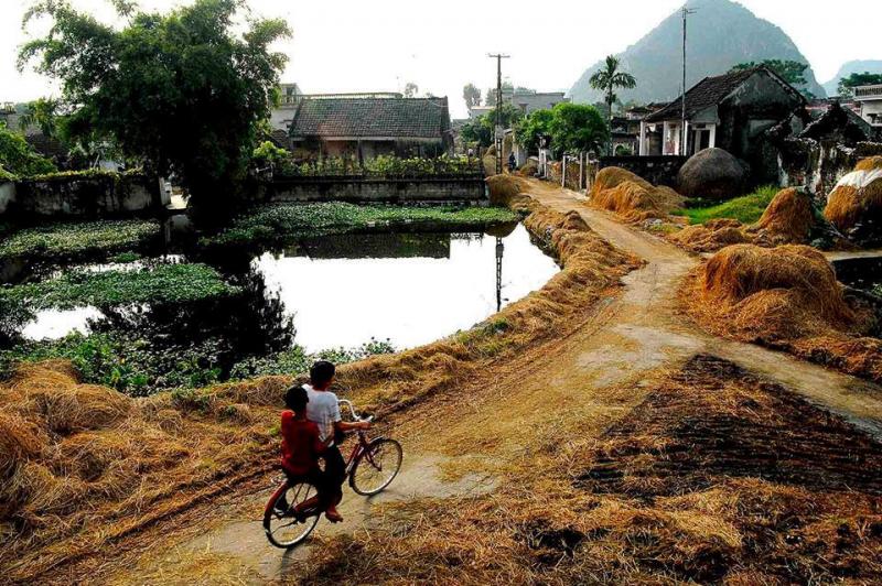 Ảnh đẹp: Hòa mình vào Vẻ đẹp của Làng Quê Việt Nam - Bộ sưu tập hình ảnh tuyệt vời