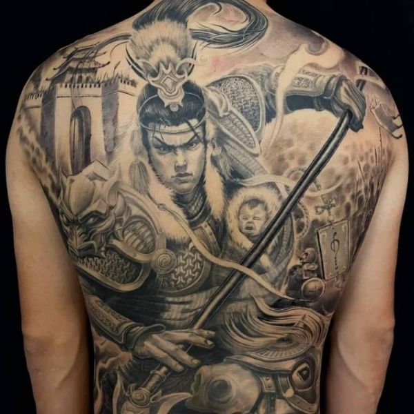 Sức cuốn hút của hình xăm Triệu Tử Long - Rio Tattoo Studio