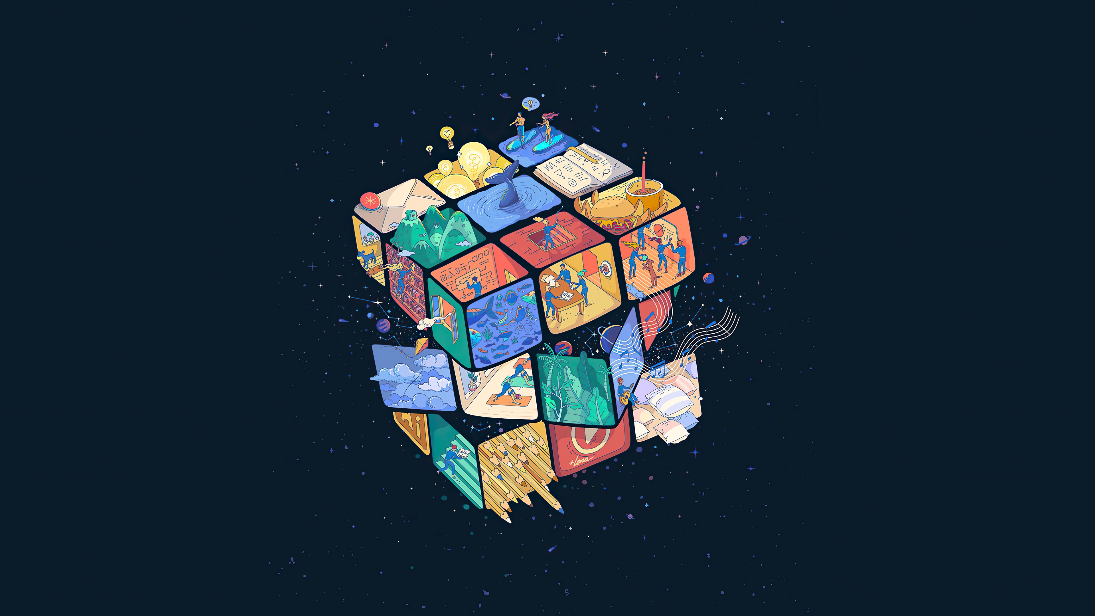 Khối Rubik Rubik trả Thù Túi Khối lập phương Khối Ma thuật câu Đố 3D - khối  lập phương png tải về - Miễn phí trong suốt Màu Vàng png Tải về.