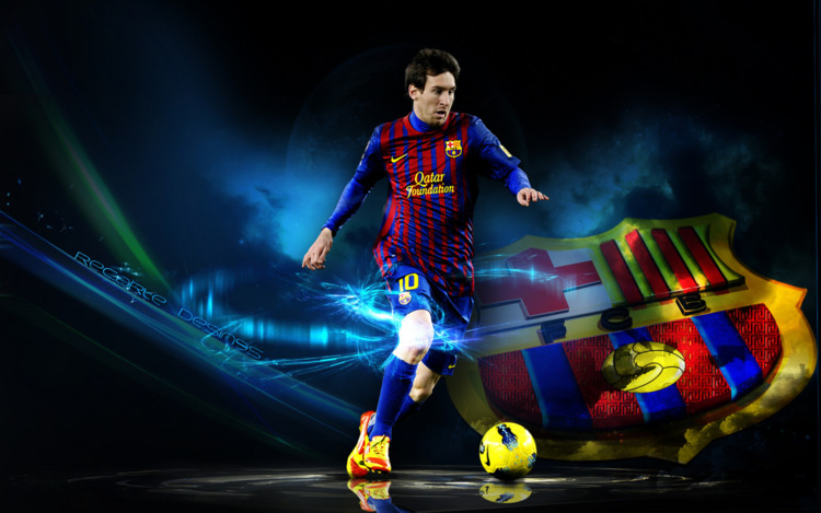 Hình nền đẹp của Messi, hiệu ứng 3D tuyệt vời