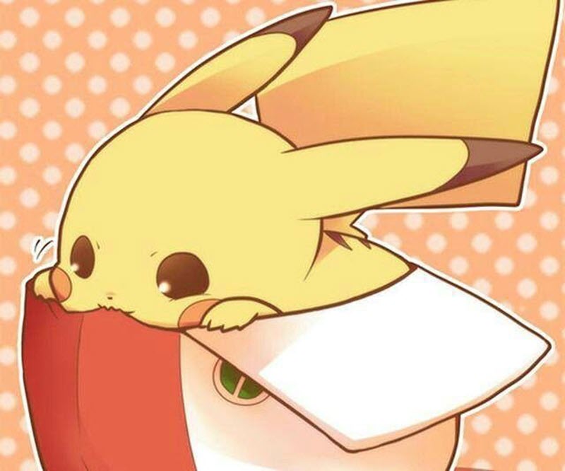 Bức hình Pikachu dễ thương, đẹp lung linh