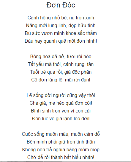 100 Hình ảnh tuyệt vời của những bài thơ đẹp nhất