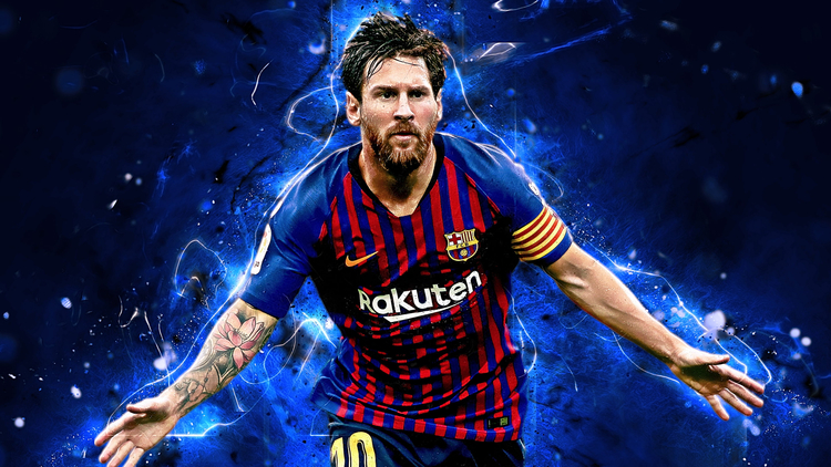 Hình nền đẹp của Messi, hiệu ứng 3D tuyệt vời