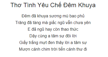 100 Hình ảnh tuyệt vời của những bài thơ đẹp nhất