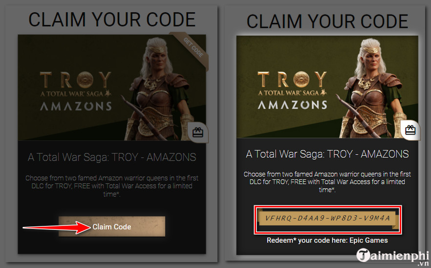 Làm thế nào để đạt được DLC A Total War Saga Troy Amazons miễn phí