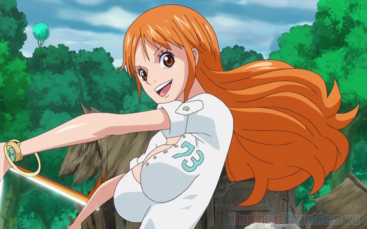 Nami from One Piece Live-Action Series | Wallpapers.ai