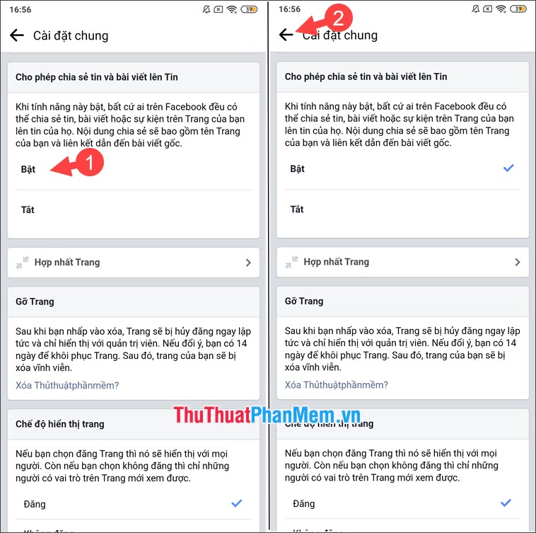 Cách kích hoạt nút chia sẻ trên Facebook