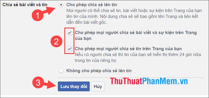 Cách kích hoạt nút chia sẻ trên Facebook