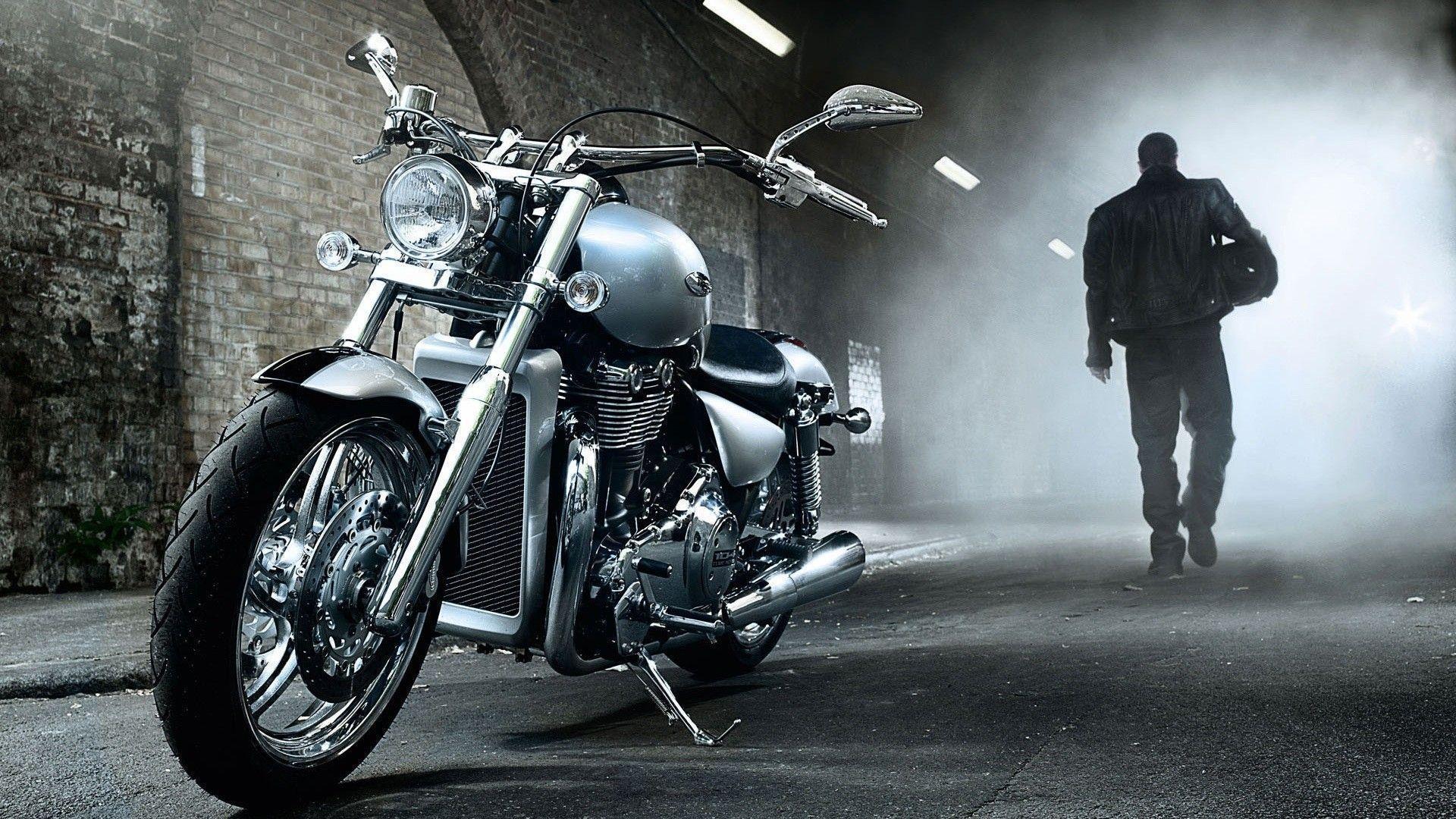 Bức tranh đẹp về xe Moto