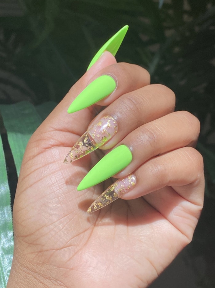 100+ Mẫu Nail Xanh Lá Tinh Tế