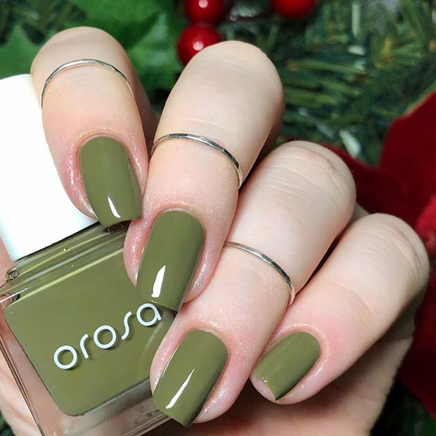 100+ Mẫu Nail Xanh Lá Tinh Tế