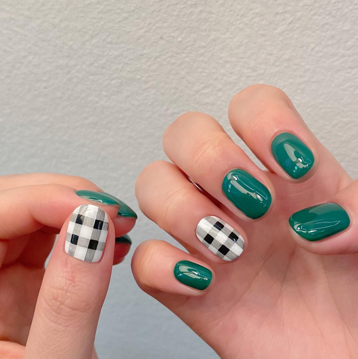 100+ Mẫu Nail Xanh Lá Tinh Tế