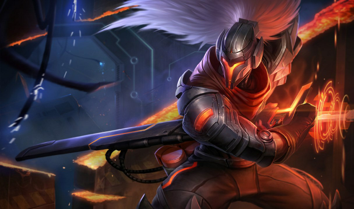 Bức tranh Yasuo ma kiếm tuyệt đẹp