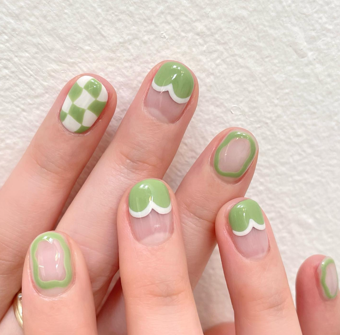 100+ Mẫu Nail Xanh Lá Tinh Tế