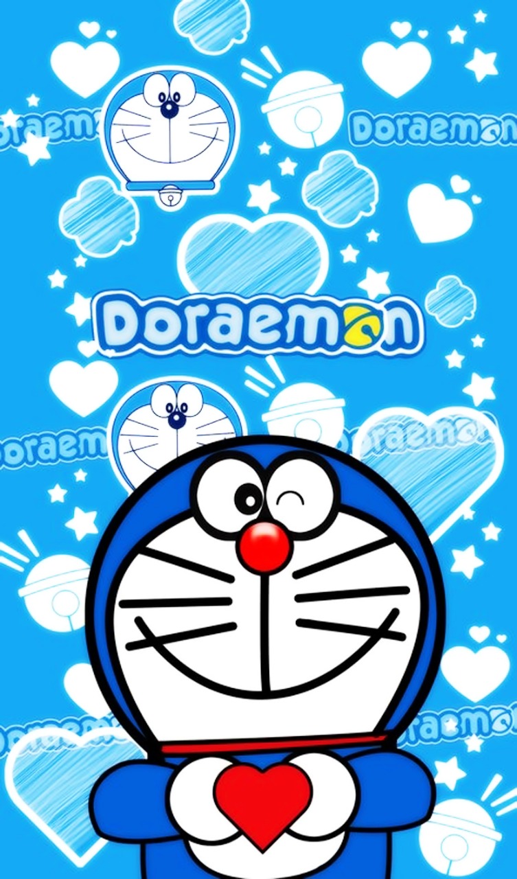Bức tranh Doremon dễ thương, hình nền Doremon xinh đẹp