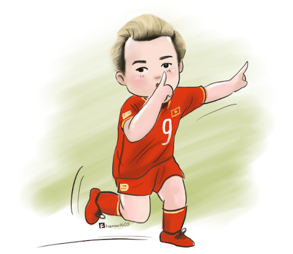Hình chibi đội tuyển Việt Nam cực kỳ dễ thương