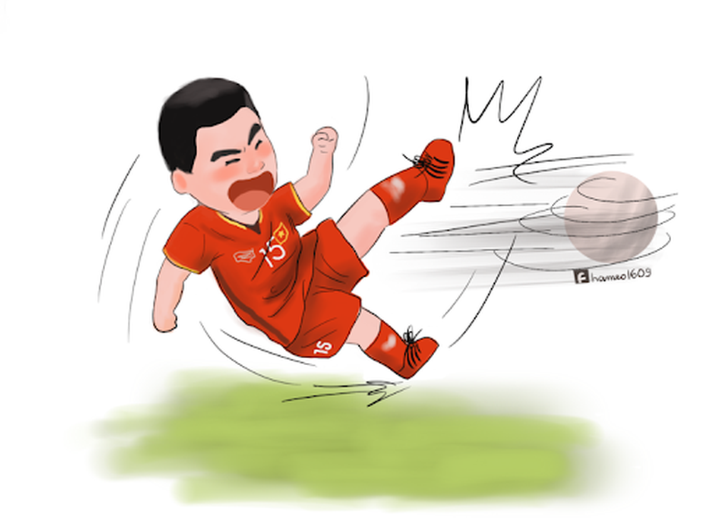 Hình chibi đội tuyển Việt Nam cực kỳ dễ thương