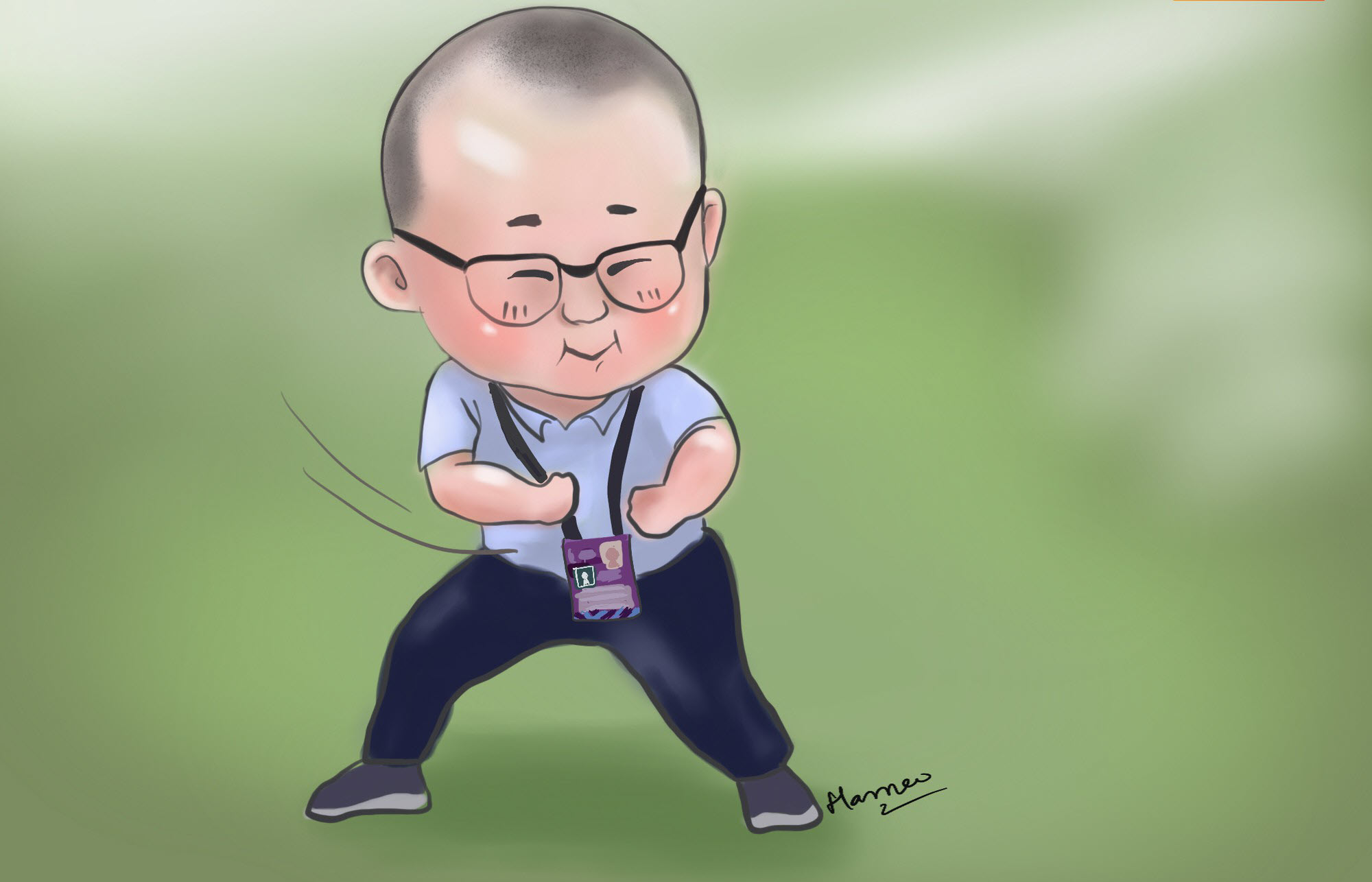 Hình chibi đội tuyển Việt Nam cực kỳ dễ thương