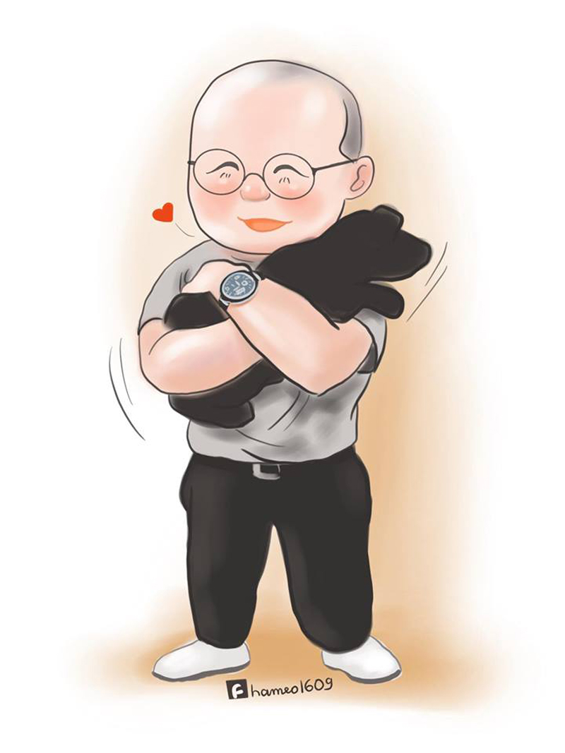 Hình chibi đội tuyển Việt Nam cực kỳ dễ thương